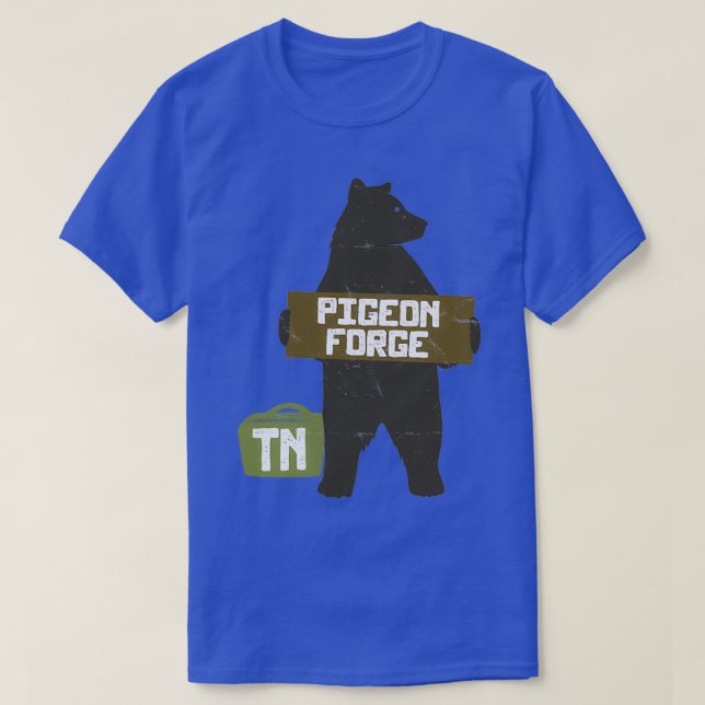 Camiseta Pigeon Forge Tennessee TN Parks e Wilderness Hit (Frente do Design)
