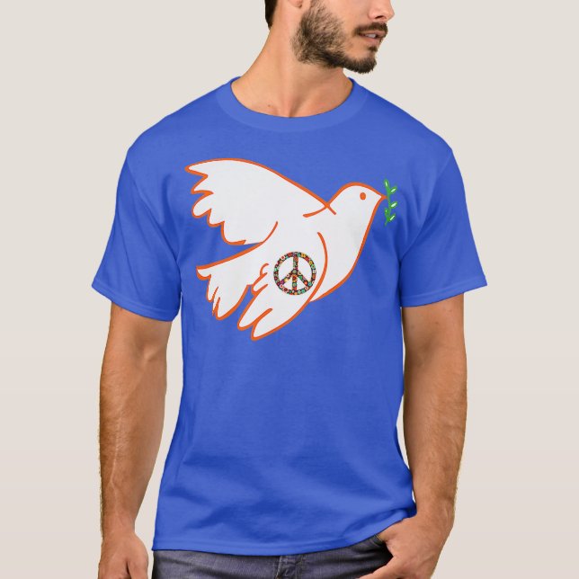 Camiseta Pigeon Hippy Hippie Pigeon (Frente)