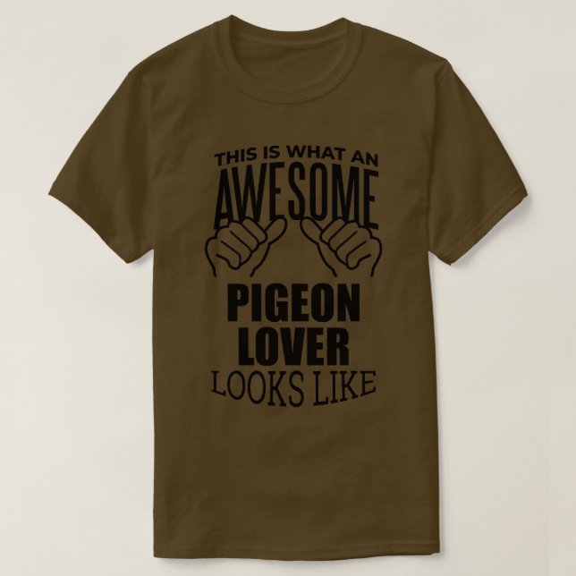 Camiseta Pigeon Lover Design Funny Gift Design 1 (Frente do Design)