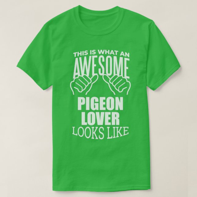 Camiseta Pigeon Lover Design Funny Gift Design 5 (Frente do Design)