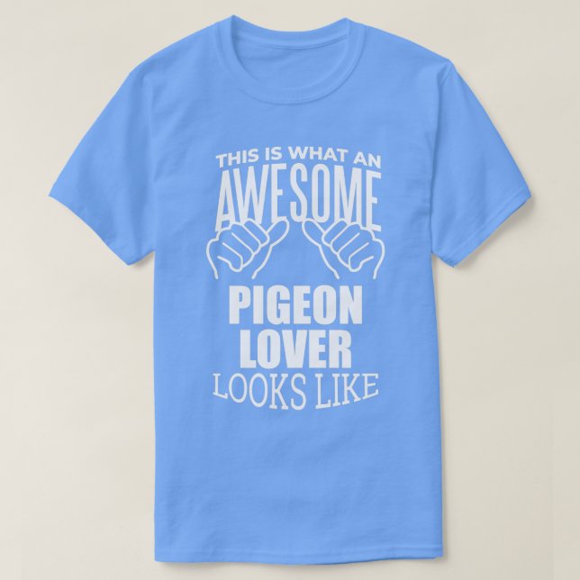 Camiseta Pigeon Lover Design Funny Gift Design para Mulhere (Frente do Design)