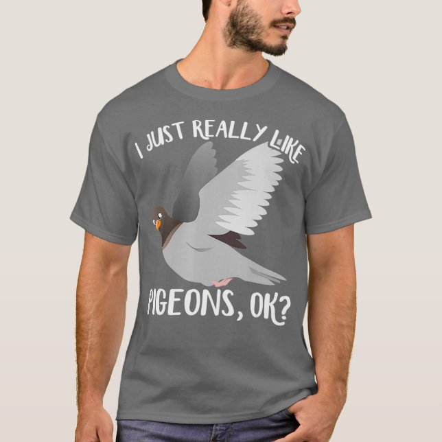 Camiseta Pigeon Lover Funny Rat Rat Bird Birner (Frente)