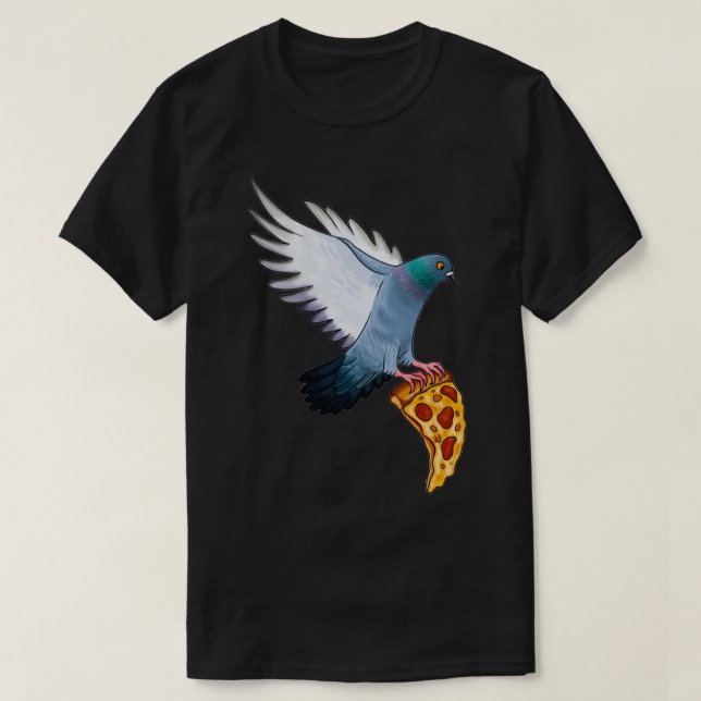 Camiseta Pigeon Pizza (Frente do Design)