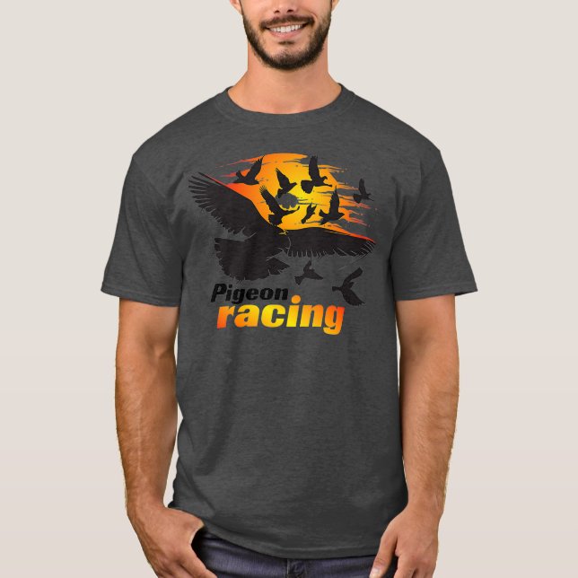 Camiseta Pigeon Racing   Classic Bird Racers  Gift_4 (Frente)