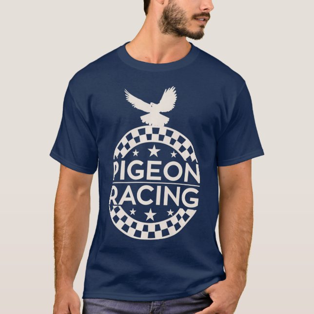 Camiseta Pigeon Racing Classic Bird Racers Gift Premium (Frente)