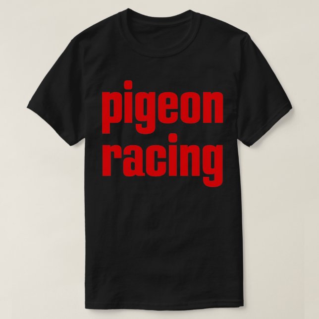 Camiseta Pigeon Racing Hobby 3 (Frente do Design)