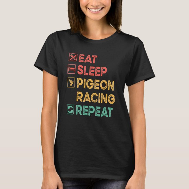 Camiseta Pigeon Racing Pigeon Fancier Bird Racing Breedin (Frente)