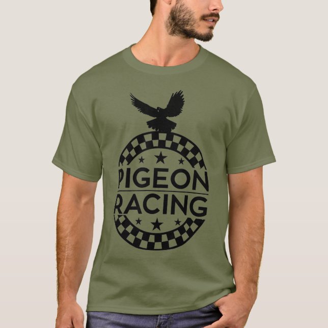 Camiseta Pigeon    RacingClassic Bird Racers Gift_7 (Frente)