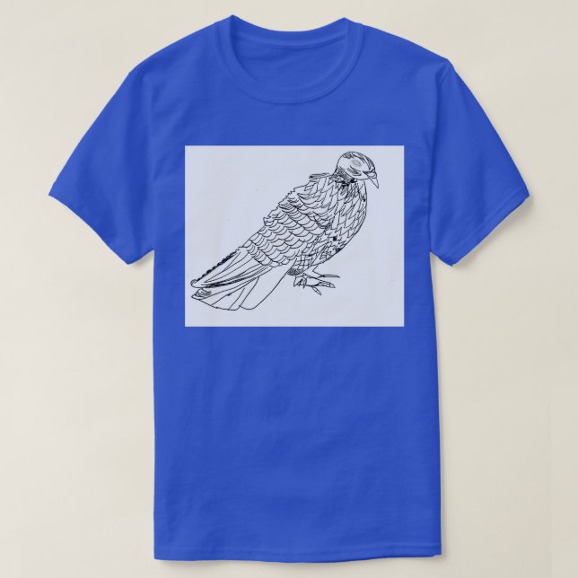 Camiseta Pigeon Real - Lápis 1 (Frente do Design)