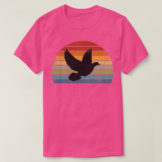Camiseta Pigeon Retro 3 (Frente do Design)