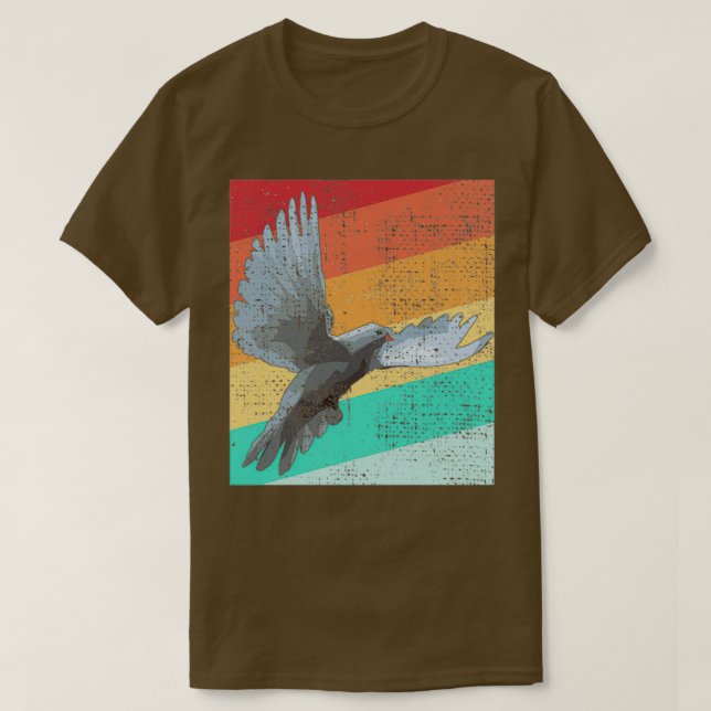 Camiseta Pigeon Retro Pigeon Breeder 1 (Frente do Design)