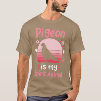 Camiseta Pigeon Spirit Animal Bird Lover Retro 1