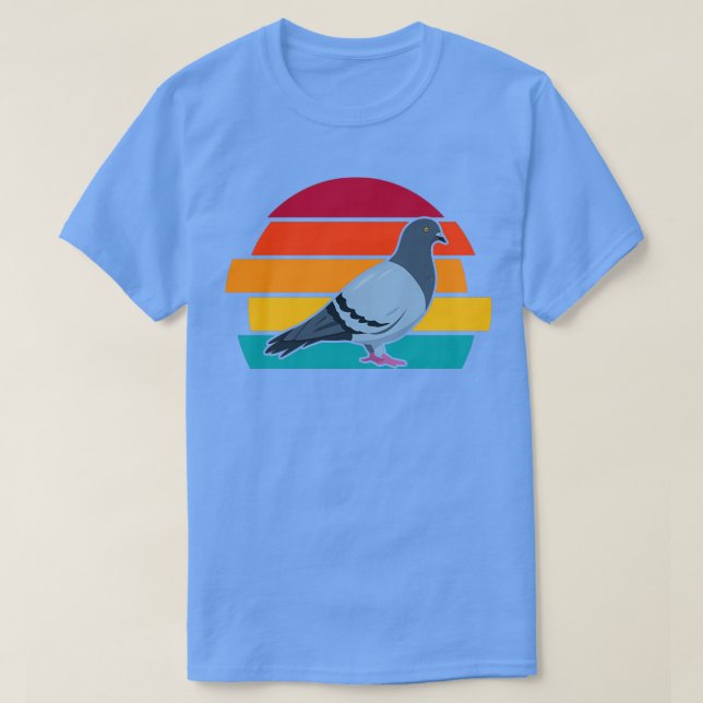 Camiseta Pigeon Vintage Design 1 (Frente do Design)