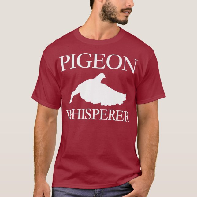 Camiseta Pigeon Whisperer Animals Dovecote Race Breeding (Frente)