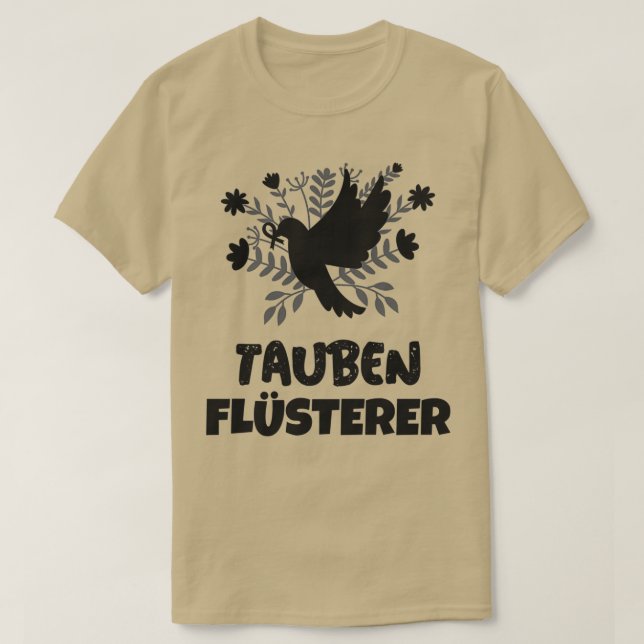 Camiseta Pigeon Whisperer Pigeon Lover Pigeon Pigeon Raça (Frente do Design)