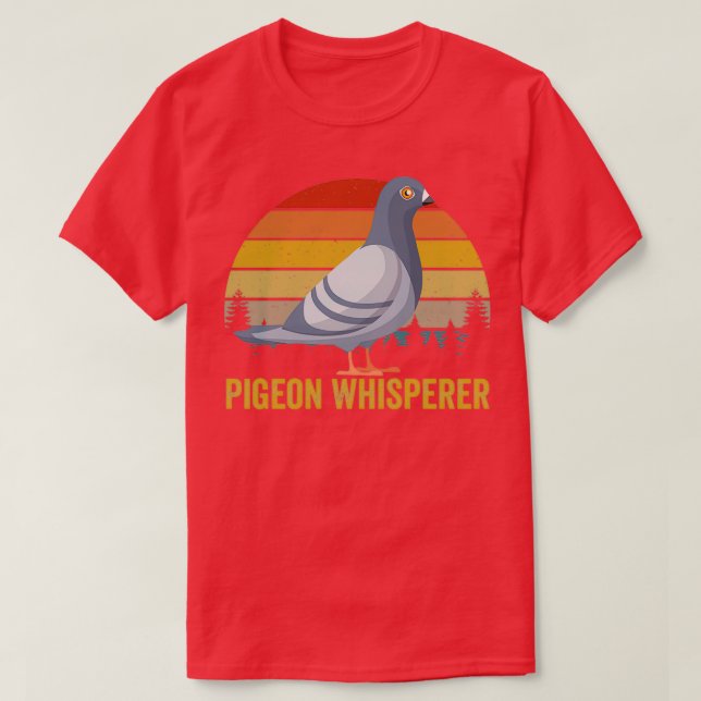 Camiseta Pigeon Whisperer Pigeon Racing (Frente do Design)
