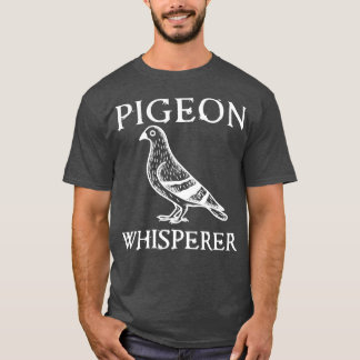 Camiseta Pigeon Whisperer Vintage Engraçado Gift Pigeons Bi