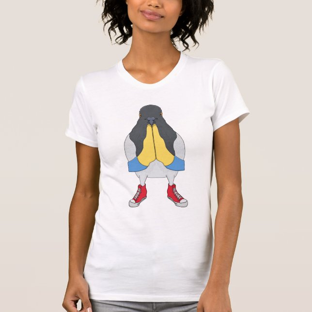 Camiseta Pigeon with Shoes (Frente)
