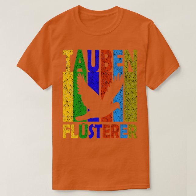 Camiseta Pigeons Whisperer Retro (Frente do Design)