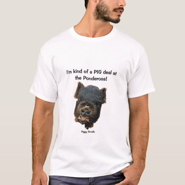 Camiseta Piggy Smalls da Ponderosa (Frente)