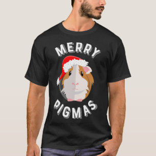 Camiseta Pigmas de feliz, Bonita e Engraçada Guiné Natal Pi