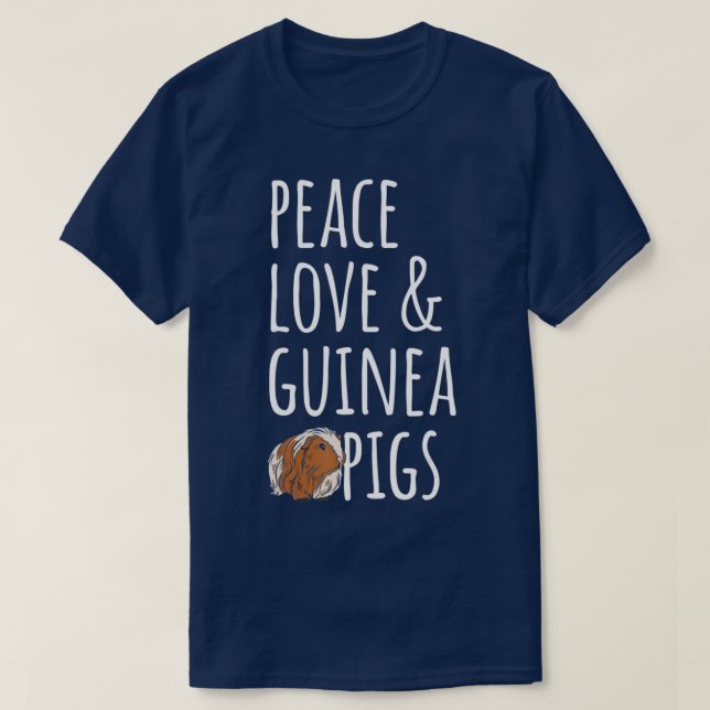 Camiseta Pigs de Paz e Guiné (Frente do Design)