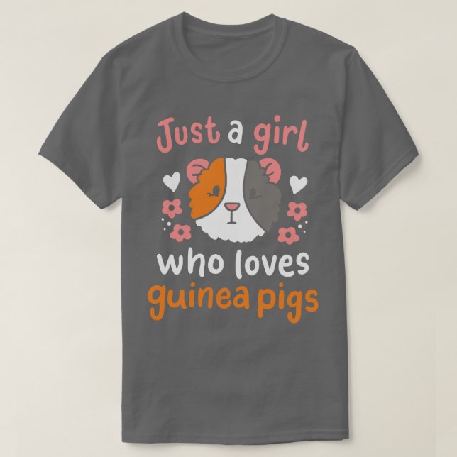 Camiseta Pigs-guineenses, Rodent Guiné, Pig Lover (Frente do Design)