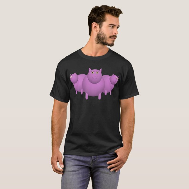 Camiseta Pigs T-shirt (Frente Completa)