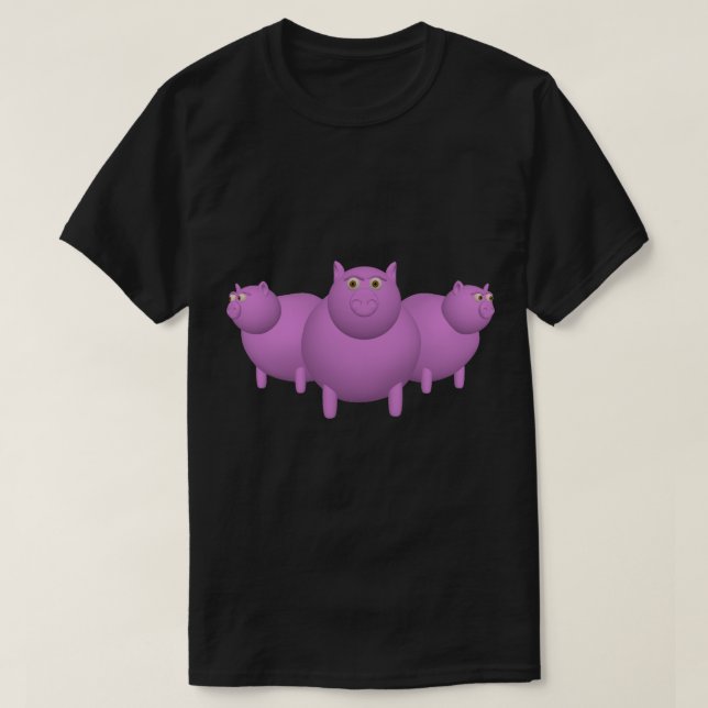 Camiseta Pigs T-shirt (Frente do Design)