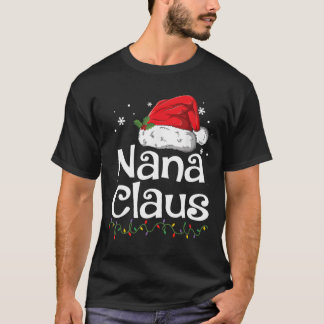 Camiseta Pijama da Nana Claus Papai Noel