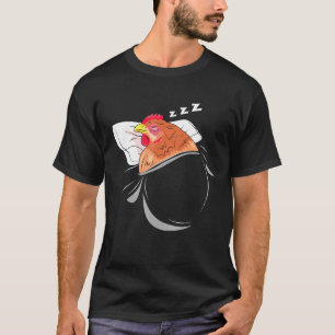 Camiseta Pijama De Dormir De Galinha Roupa De Cochilo Pjs F
