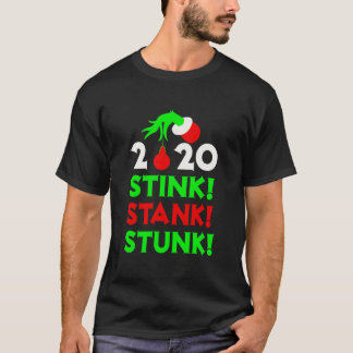 Camiseta Pijama de Natal com Pedra de Pé de 2020