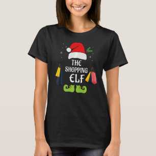 Camiseta Pijama de Natal Comprando Compro de Natal Elf Xmas