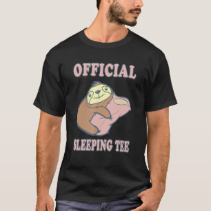 Camiseta Pijama de Sono Preguiça Domingo Fim de Semana Sono