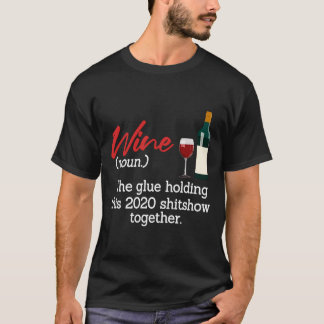 Camiseta Pijama de Vinho para Família Mamãe