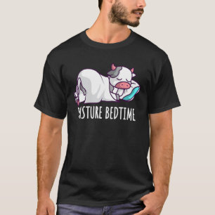 Camiseta Pijama Divertido de Vacas Dormindo na Pastagem PJ