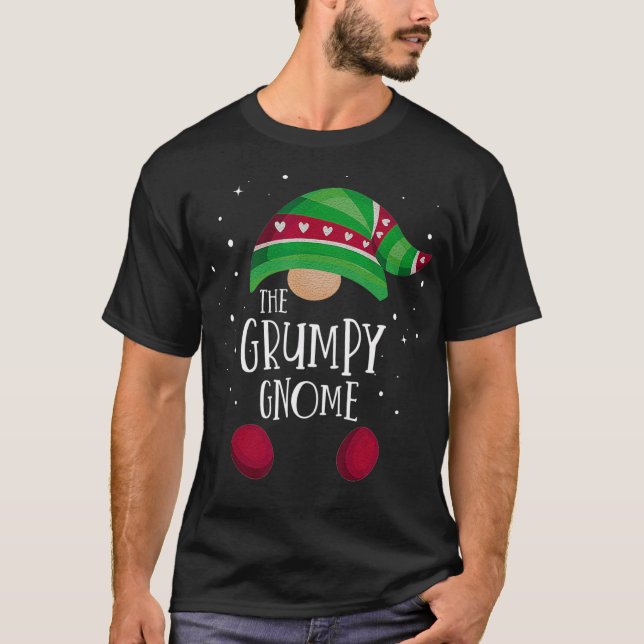 Camiseta Pijama Grumpy Gnomo Correspondente à Família PJ de (Frente)
