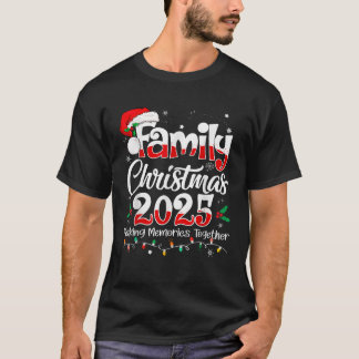 Camiseta Pijama Natal Família 2025 Fazendo Memórias Juntos