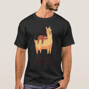 Camiseta Pijama Oficial Lama Alpaca Preguiça Camisola Notur