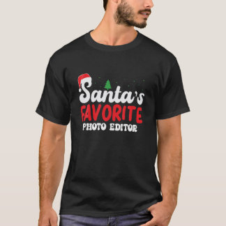 Camiseta Pijamas de Natal do Editor de Fotografias Favorito