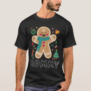 Camiseta Pijamas de Natal Personalizadas da Família Gingerc