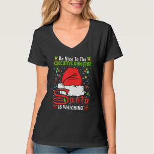 Camiseta Pijamas de Natal Seja Legal com o Diretor Executiv