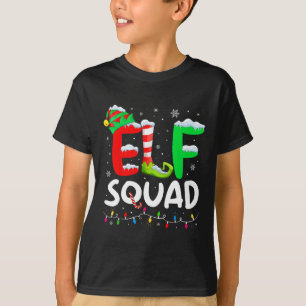 Camiseta Pijamas Natalinos Combinando para Família de Elfos