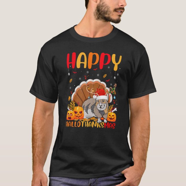 Camiseta Pika Animal Happy Pika Hellothanksmas (Frente)