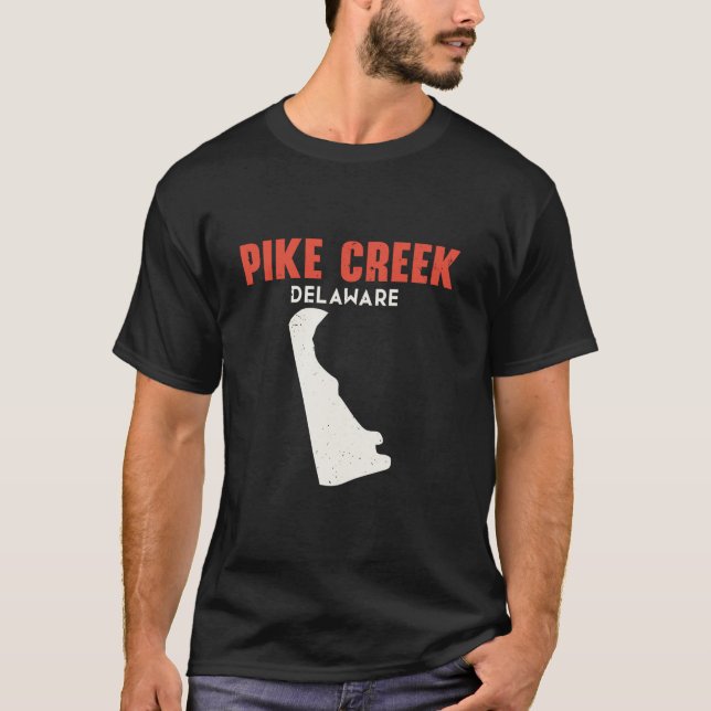 Camiseta Pike Creek Delaware EUA State America Viagem Delaw (Frente)