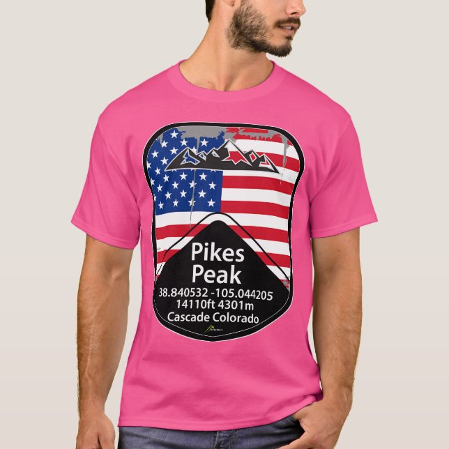 Camiseta Pikes Peak Colorado 04 (Frente)