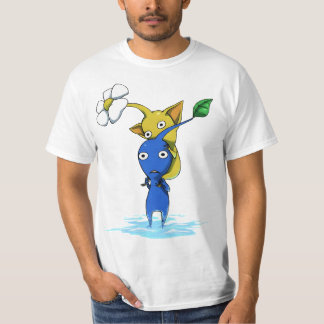 Camiseta pikmin amarelo,pikmin azul