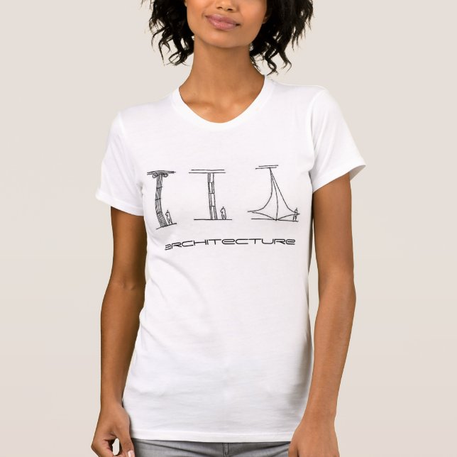 Camiseta Pilares da arquitetura (Frente)