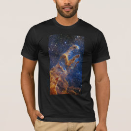 Camiseta Pilares da Criação do Telescópio Web da Nebulosa d