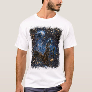 Camiseta Pilares Da Criação Nebulosa Da Águia Infravermelho